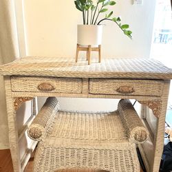 Wicker Desk