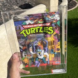 1989 TMNT Ninja Turtles Baxter Stockman 14 Back AFA 80+