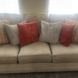 Couch with bed attached! Pillows included 