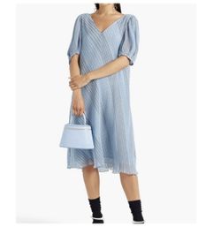 Ganni Pleated Dress