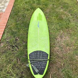 Bill Minard Short Board (glassed In Fins)