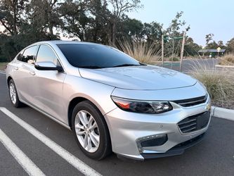 Chevrolet Malibu Silver 4-Door Sedan 2016 Hybrid Car Gas saver