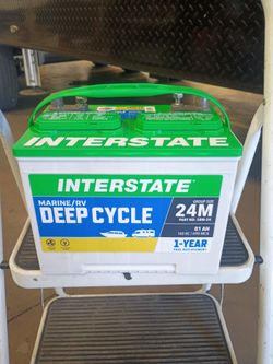 Interstate battery. Deep cycle