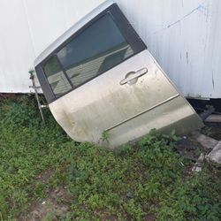 07 Mazda 5 Right Sliding Door Window Regulator And Panel