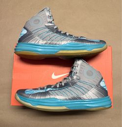 Nike Air Hyperdunk 2012 Icy Blue Men’s size 14 Basketball shoes Rare!