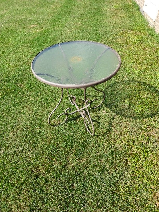 Wrought Iron Table