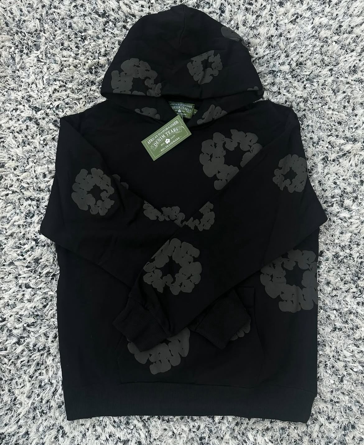 Denimn Tears Black Hoodie
