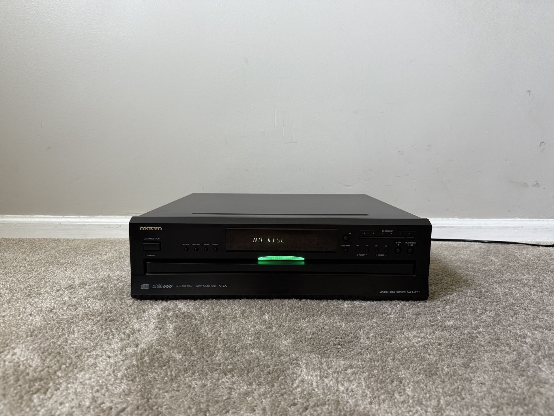 Onkyo DX-C390 6 Compact Disc CD MP3 Player Changer