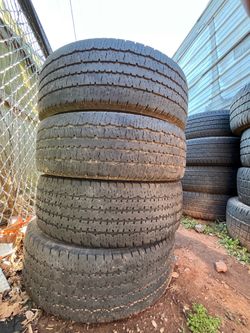 MATCHING SET OF LT 245/ 70 R 17 FIRESTONE TRANSFORCE HT TIRES