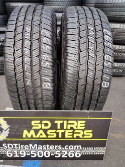 265/65/18 Michelin defender