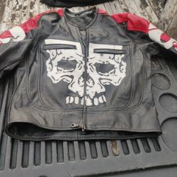 Leather Jacket Size Medium