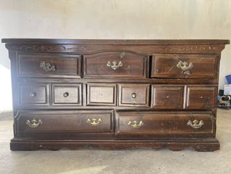 Antique Wood Dresser