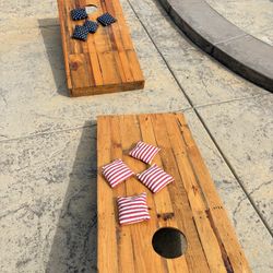 Homemade Cornhole Game 