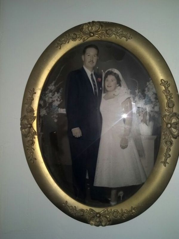 Antique Curved Glass Wedding Frame From 1950s For In Las Vegas Nv Offerup