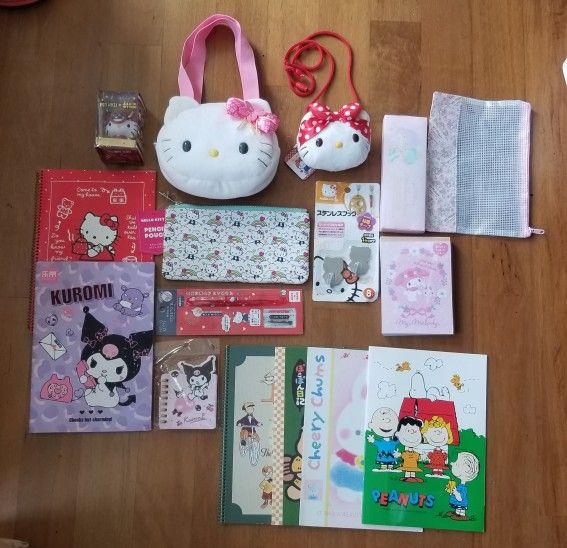 Hello Kitty & Others Notebooks Bags Pencil Case Figure More