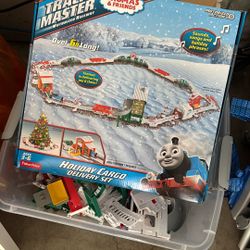 Thomas Track Master Holiday Cargo Winter Train Set