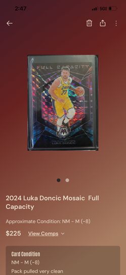 Sports Cards Luka Mosaic Case Hit Curry /25