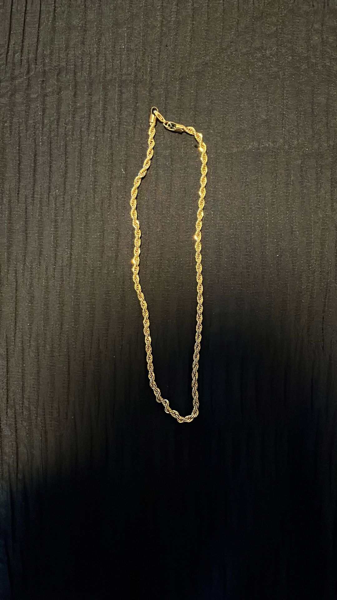 Yellow Gold Crafted Rope Chain