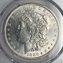 1886-O Morgan Silver Dollar