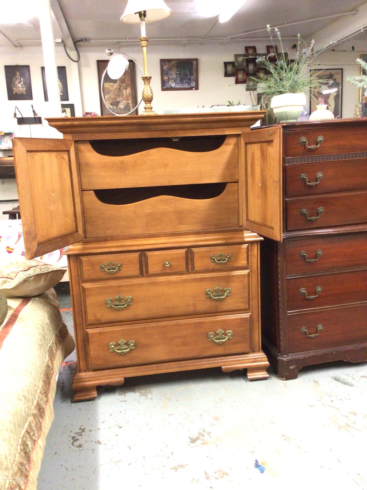 Chest Of Drawers With Double Doors By Young Republic For Sale  