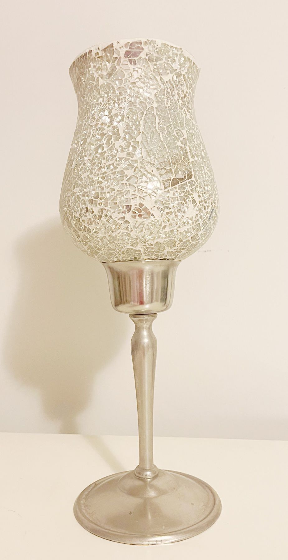 Decorative candle holder (mosaic hurricane)
