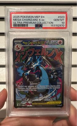 Pokemon Mega Charizard X ex 023 PSA 10
