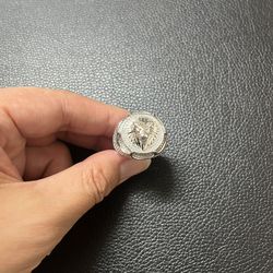 925 Sterling Silver lion ring.