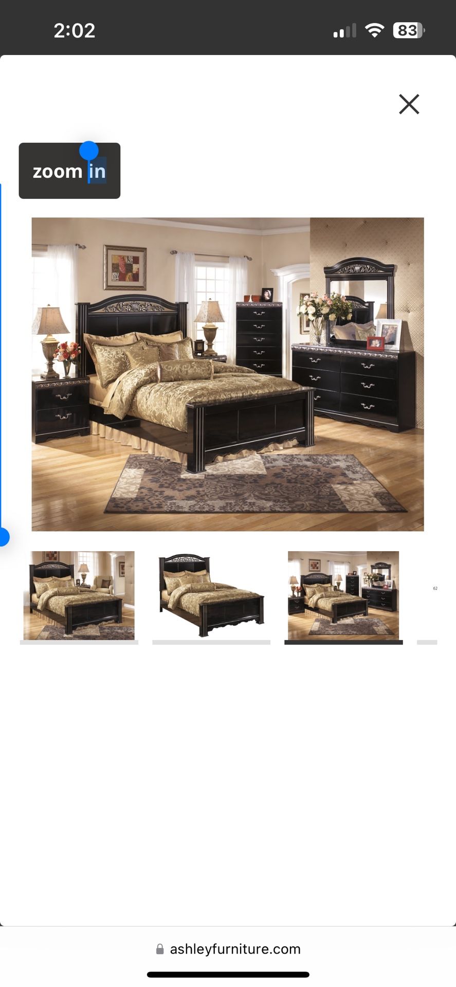 Ashley Furniture 3 Piece Dresser Set