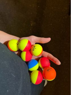 8 srixon q star split balls