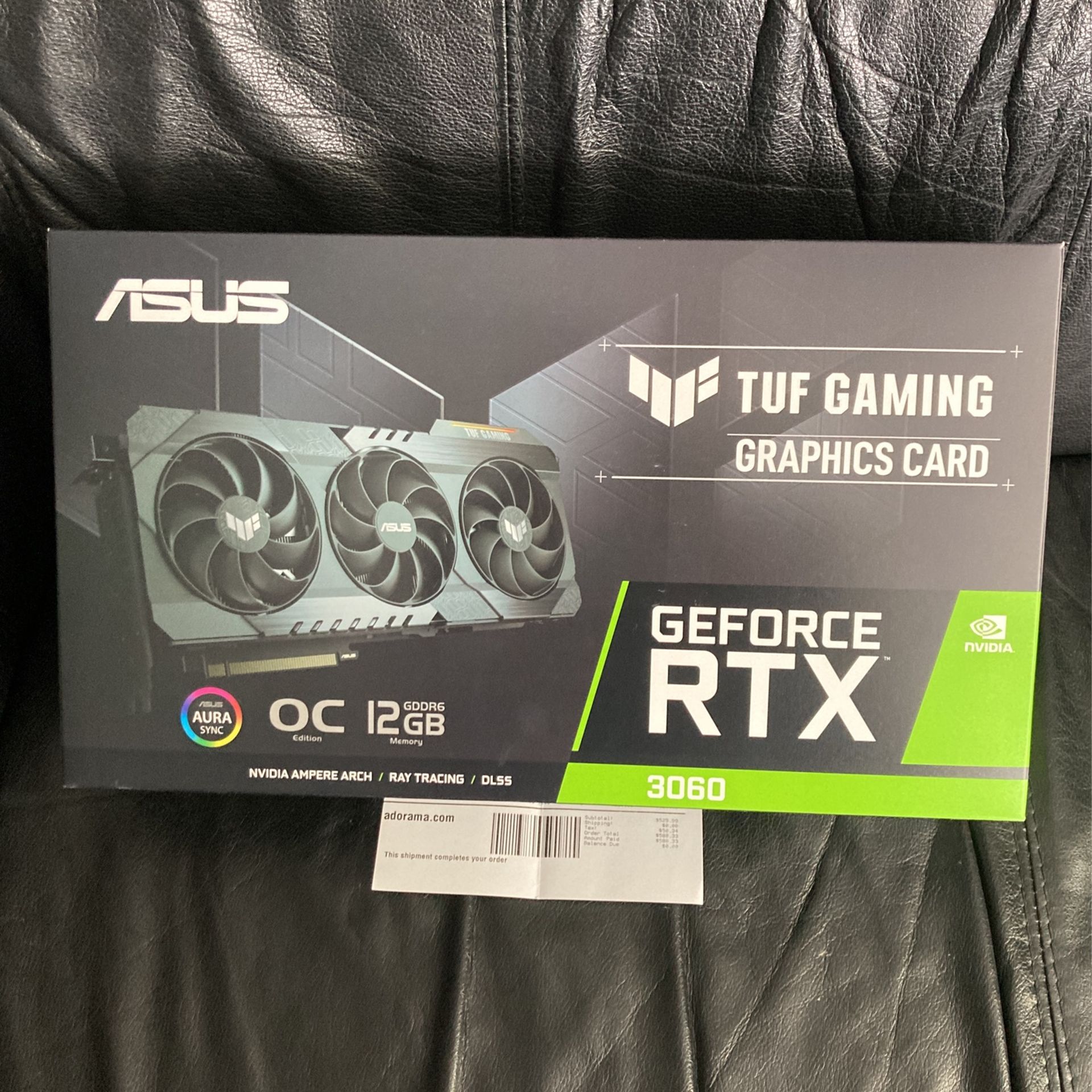 NVIDIA ASUS Tuf Gaming GeForce RTX 3060 OC Edition