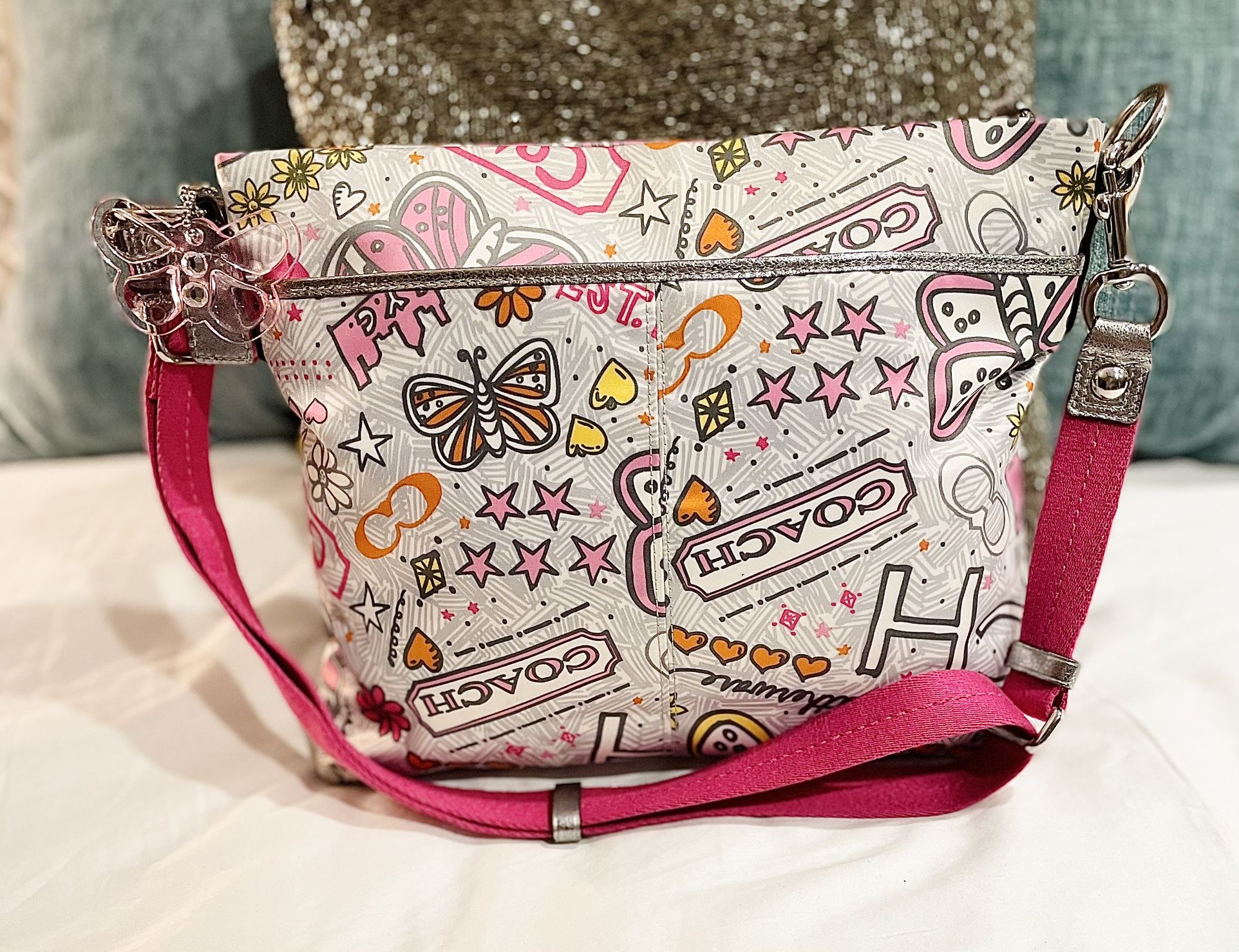 Coach Poppy Butterfly Purse