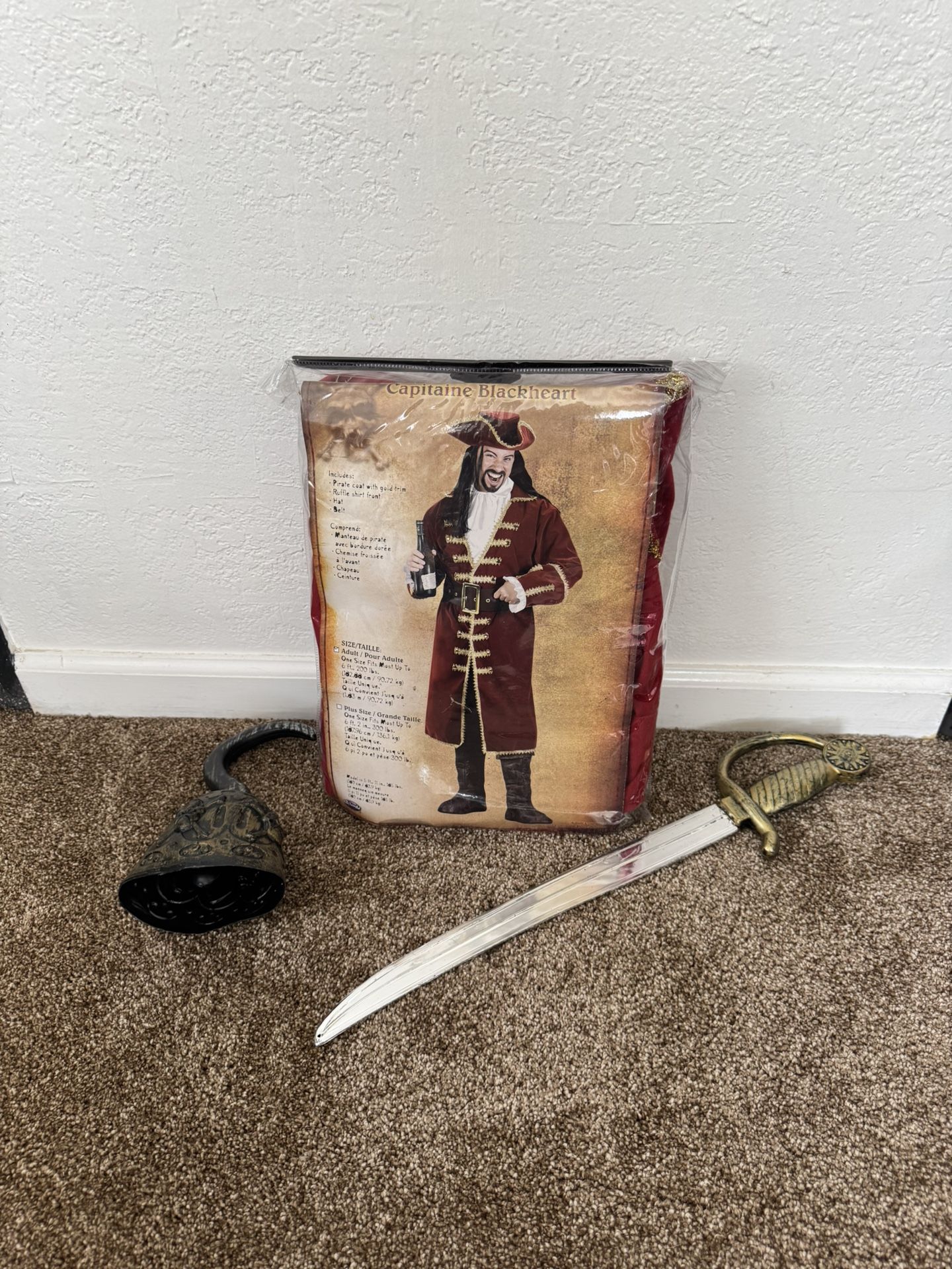 Adult Captain Hook Halloween Costume