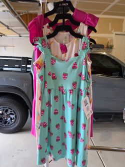 Little girl dresses multiple