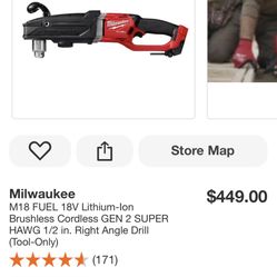 New In Box Milwaukee M18 Super Hawg