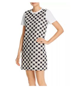 Tory Burch Logo Lace T-shirt Dress