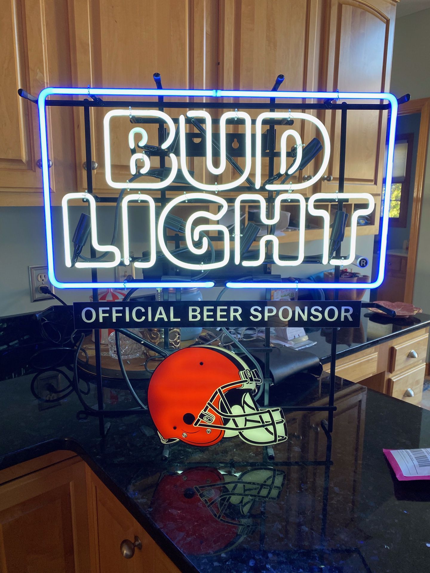 Cleveland Browns Budlight Neon Sign