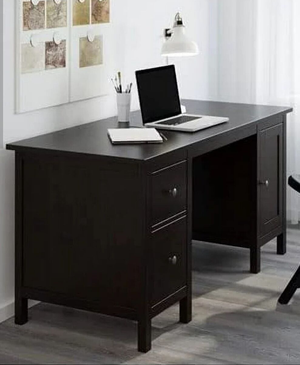 IKEA HEMNES Desk, Black