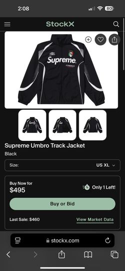 supreme umbro track jacket black Lサイズ　タグ supreme umbro track jacket black Lサイズ タグ - メルカリ