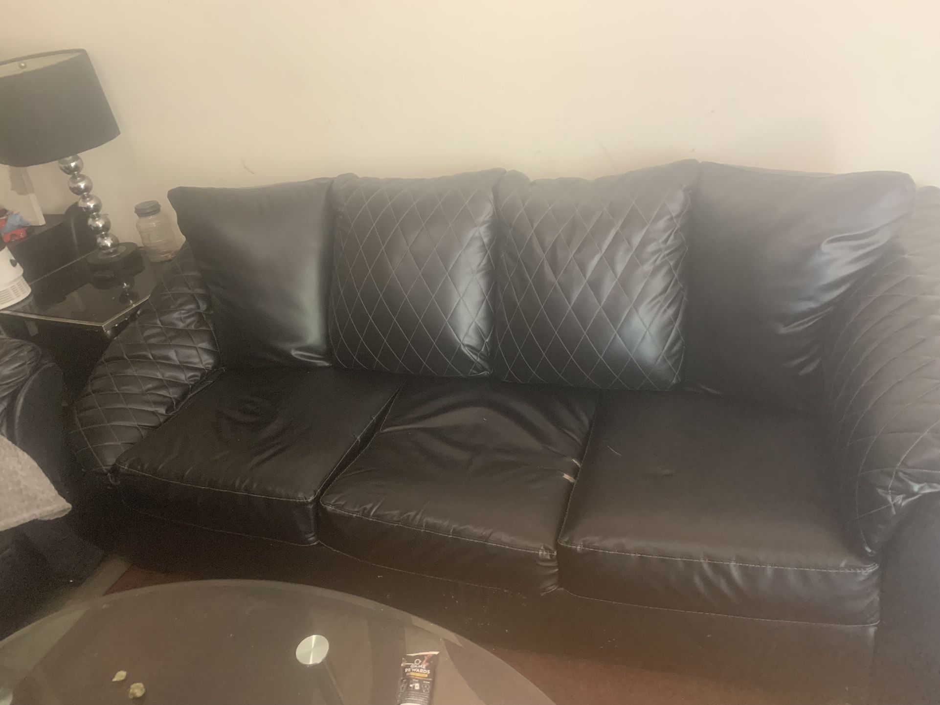 Couch Set Good Condition Two TVs 38 Inch 48 Inch (Roku)
