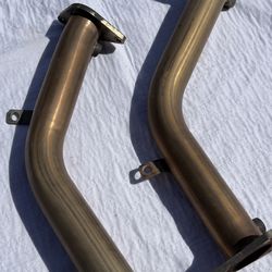 Fast intentions lower downpipes Infiniti Q50