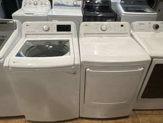 LG Top Load Washer and Dryer Set