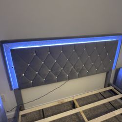 Queen - Led Bed Frame and Night Stands
