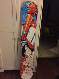 Red hook promotional snowboard