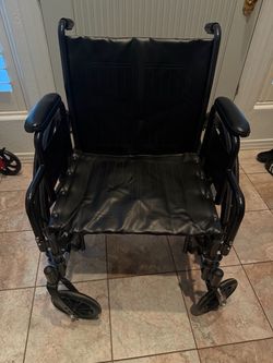 Wide wheelchair