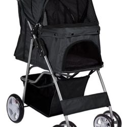 Paws & Pals Folding Dog & Cat Stroller