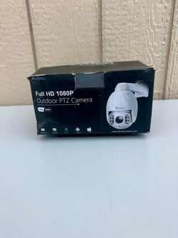 Ctronics Home Security Camera CTIPC-285C Outdoor PTZ WiFi 1080P HD New Open Box