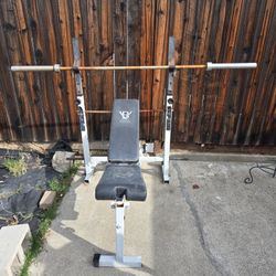 Weight Bench With Bell Bar
