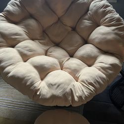 Oversized Pakistan Big Chair with footstool/ 125.00  pick up only 