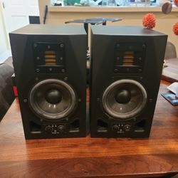 Studio Speakers And Interface - Full Setup