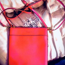 Hot Pink Coach Cross Body Purse